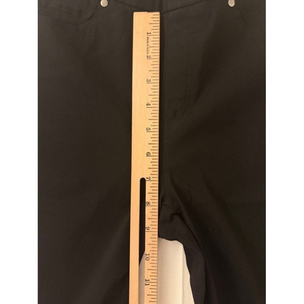 Mario Serrani Italy Womens Black Comfort Stretch Capri Pants XS NWT 1764407 - Picture 8 of 10